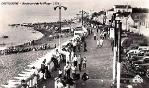 2857- Castiglione - Boulevard de la Plage - 1951